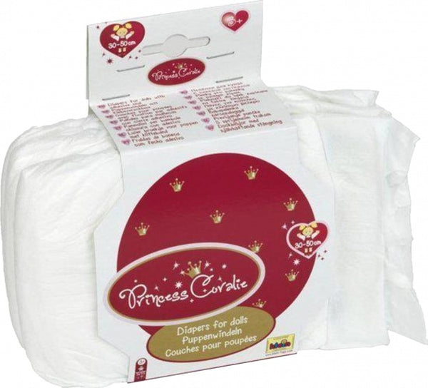 poppenluiers Princess Coralie wit 3-delig