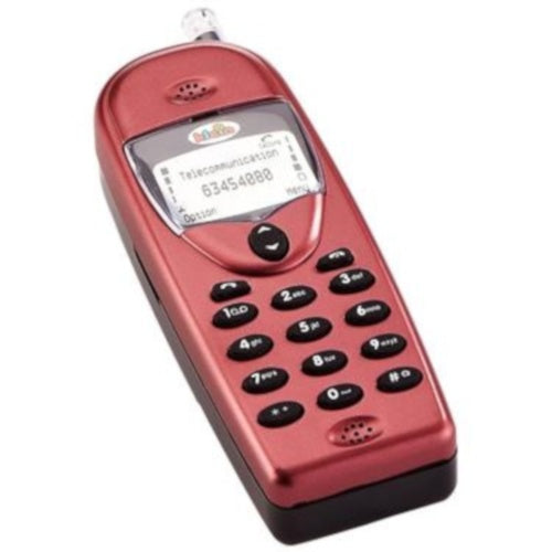 mobiele telefoon met geluid 12 cm rood