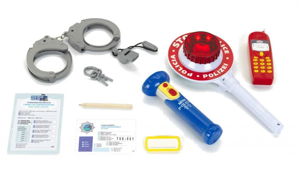 politieset 9-delig 25 cm