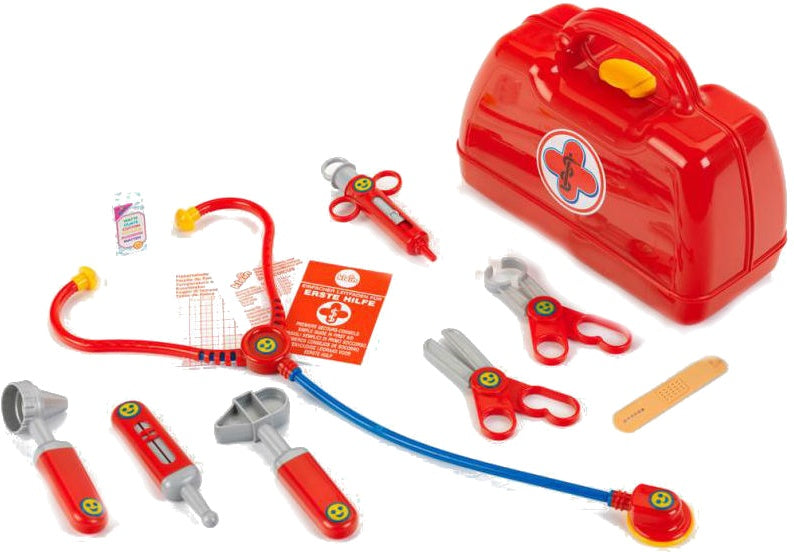 Trapezium Dokterskoffer 10-delig rood 24,5 cm