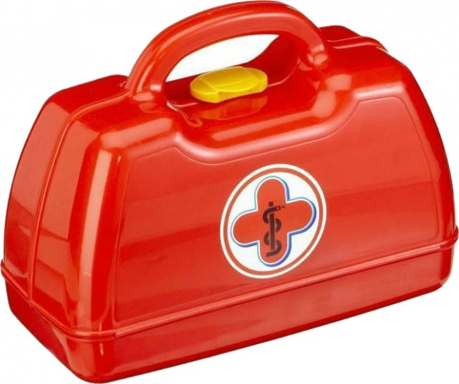 Trapezium Dokterskoffer 10-delig rood 24,5 cm