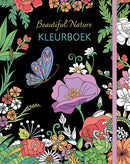 kleurboek Beautiful Nature junior A4 karton wit