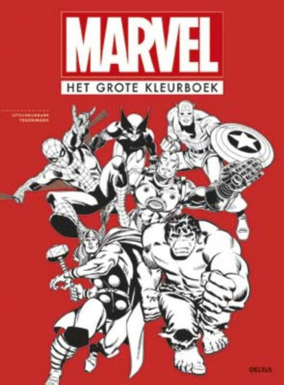 kleurboek Marvel Het grote kleurboek 34 cm