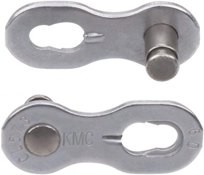 Ketting single speed KMC e1 EPT 110 schakels - donker zilver