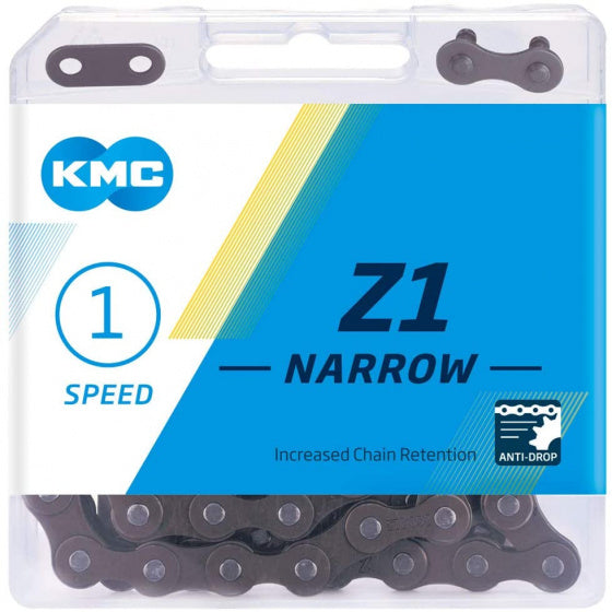 Ketting single speed KMC Z1 Narrow 112 schakels - bruin