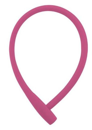 kabelslot Kabana 74 cm siliconen roze