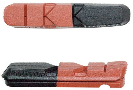 remblokrubbers Dual V-brake 55 x 12 mm zw/br 2 stuks