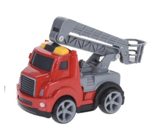 ladderwagen 11 cm rood