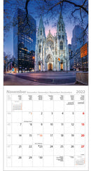 wandkalender 2022 New York 30 x 30 cm papier