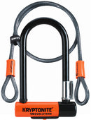 beugelslot Evolution Mini-7 8,3 x 17,8 cm zwart/oranje