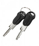 kettingslot Keeper 85 cm staal/nylon zwart