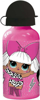 drinkfles Rock On 400 ml meisjes aluminium roze