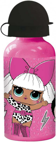 drinkfles Rock On 400 ml meisjes aluminium roze