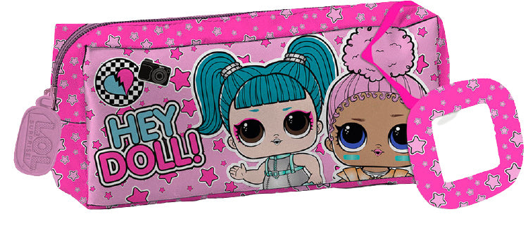 etui Hey Doll 21 x 5 x 8 cm polyester roze