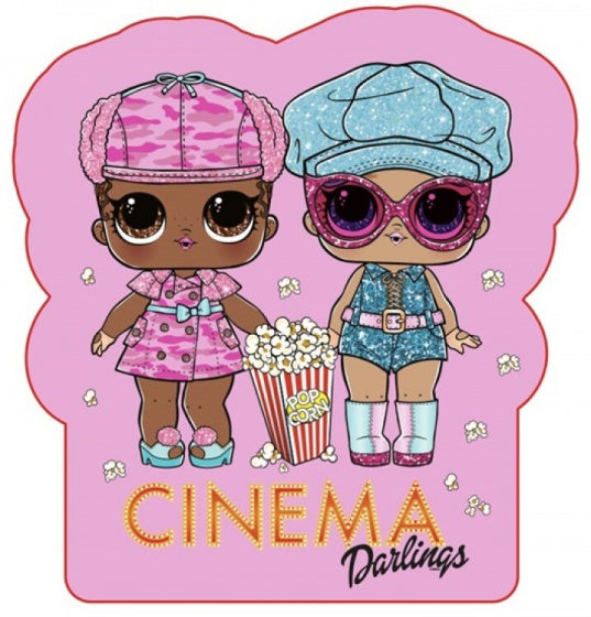 kussen Cinema Darlings 35 x 26 cm polyester roze