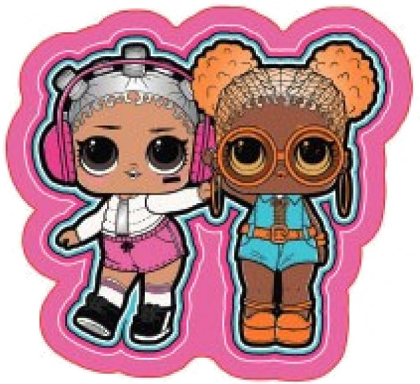 kussen Better Together junior 35 x 35 cm polyester roze/groen