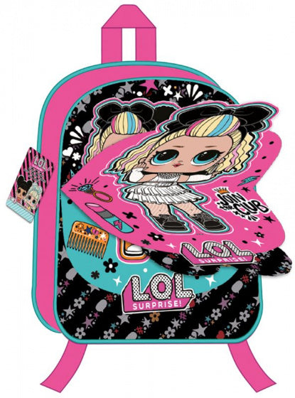 rugzak meisjes 38 x 34 cm polyester/pvc roze