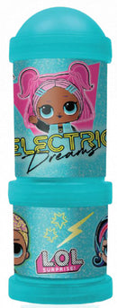 schoolbeker Neon Vibes! met snackbox blauw