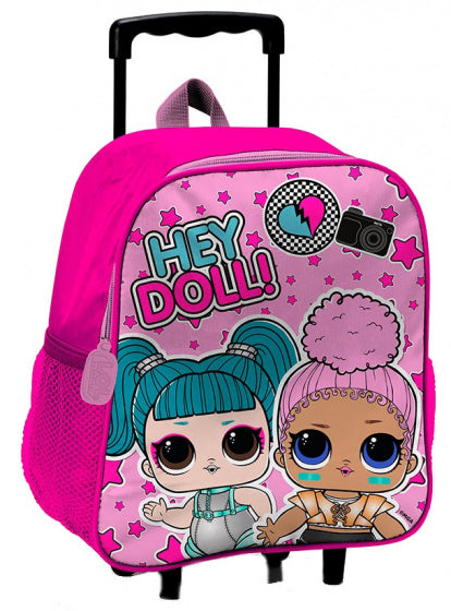 trolleyrugzak junior 9,2 liter polyester roze