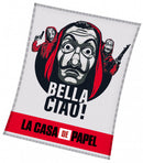 fleecedeken junior 200 x 150 cm polyester wit