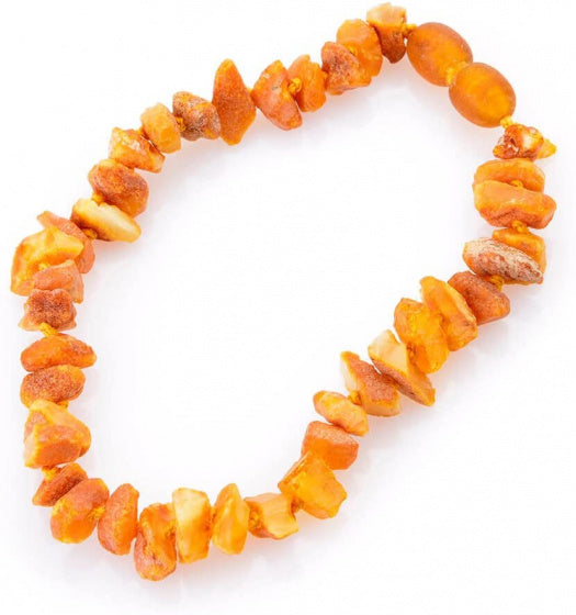 LARSSON FARM HALSBAND HOND BARNSTEEN AMBER KETTING 50 CM