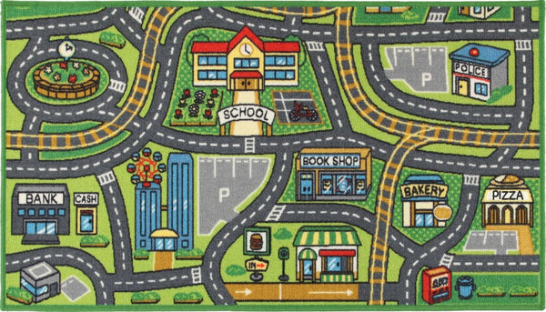 verkeerskleed Town 140 x 80 cm