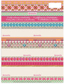 Etiketten Accessorize Fashion - 18 stuks - Kaftpapier Stationery Team Accessorize