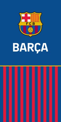 strandlaken FC Barcelona 70 x 140 cm katoen rood/blauw