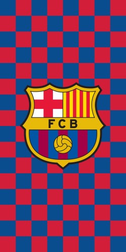 Badlaken FC Barcelona blocks - 70x140 cm Barcelona FC