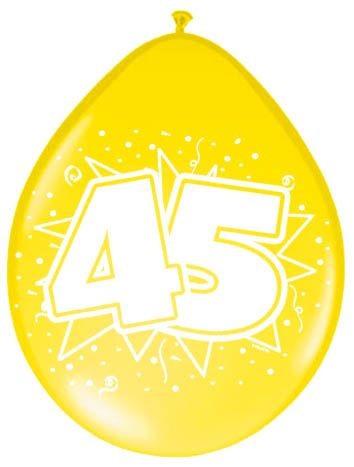 Ballonnen 45 jaar, 8st.