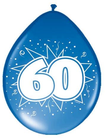 Ballonnen 60 jaar, 8st.