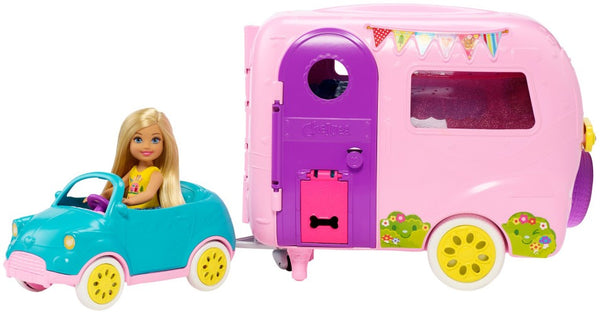 Barbie Chelsea Pop met Camper + Accessoires