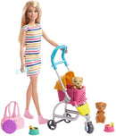 Barbie Loop en Speel Puppies Speelset