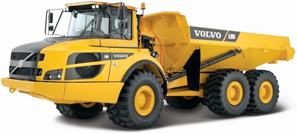 Vrachtauto Bburago - Volvo A25G Knikdumper 1 -50 - Speelgoedauto BBurago