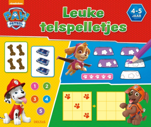 PAW Patrol - Leuke telspelletjes (4-5 jaar)
