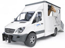 Bruder MB Dierentransportwagen + Paard