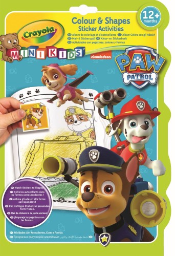 Crayola Mini Kids - Kleur- en Stickerboek PAW Patrol