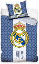 dekbedovertrek met logo 140 x 200 cm blauw