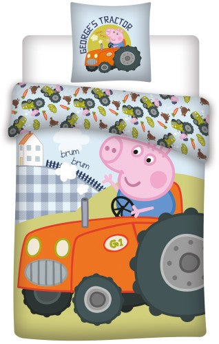 Dekbedovertrek Peppa Pig, 100x135cm