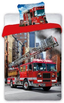 Dekbed brandweerwagen - Dekbedovertrek