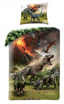 Dekbed Dino`s (JW_500BL): 140x200/70x90 cm