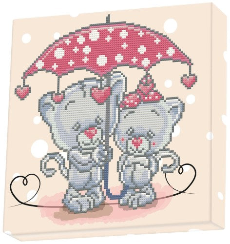 It`s raining love Diamond Dotz 28x28 cm Diamond Painting