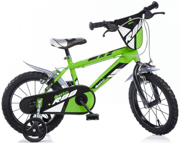 Kinderfiets Dino Bikes MTB R88 groen 16 inch Kinderfiets Dinobikes