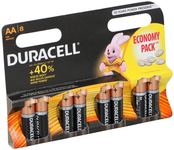 Batterijen Duracell Economy MN 1500 AA 8 stuks AA batterij Duracell