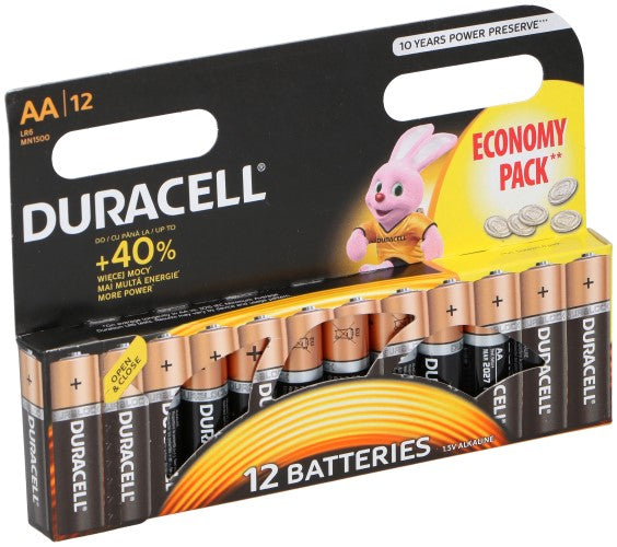Batterijen Duracell Economy MN 1500 AA 12 stuks AA batterij Duracell