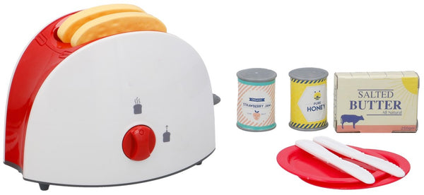 Broodrooster speelset 10-delig Speelgoedkeukenaccessoireset Eddy toys