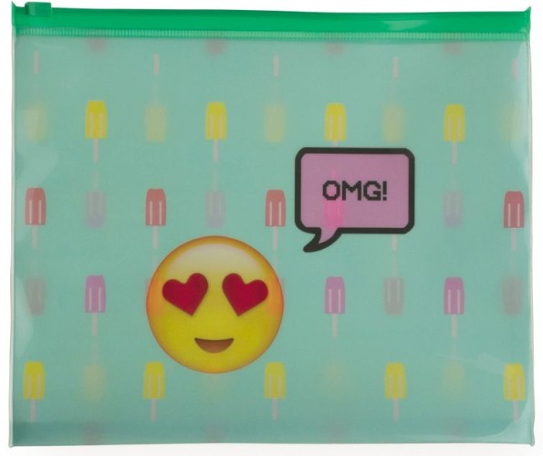 Etui Emo Fun blue - 15x21 cm Stationery Team Emofun