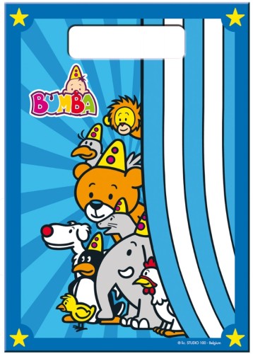 Feestzakjes Bumba - 8 stuks - Feestartikelen Studio 100 Bumba