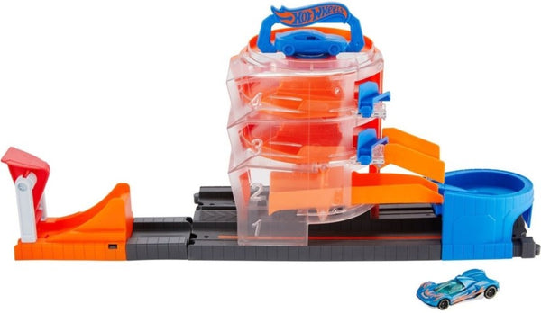Hot Wheels City Speelset + 1 Auto Assorti