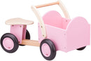 Bakfiets New Classic Toys roze 66x36x38 cm Loopfiets New Classic Toys
